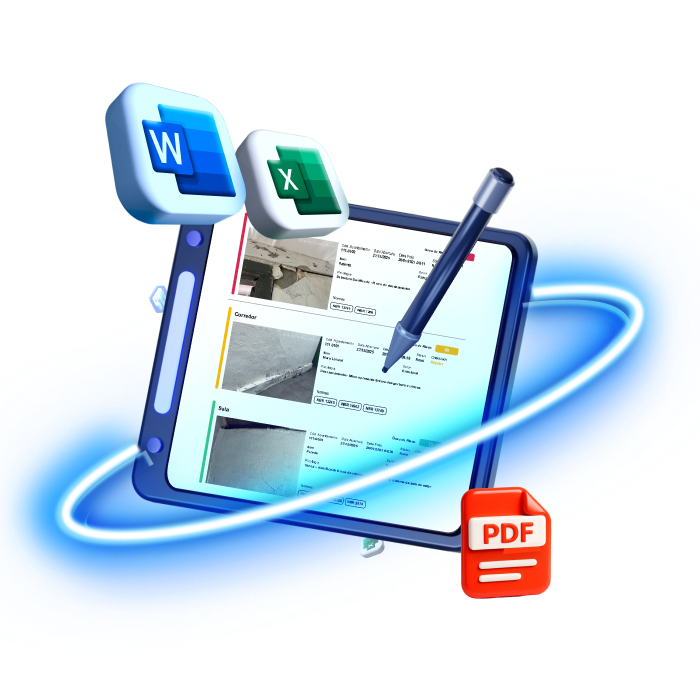 Geração de relatório Word/PDF